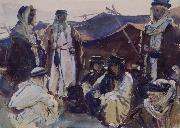 John Singer Sargent Bedouin Camp Spain oil painting artist